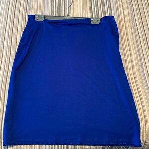 Miik royal blue pull on skirt